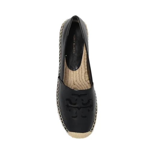 Tory Burch Ines Logo Patch Platform Espadrilles