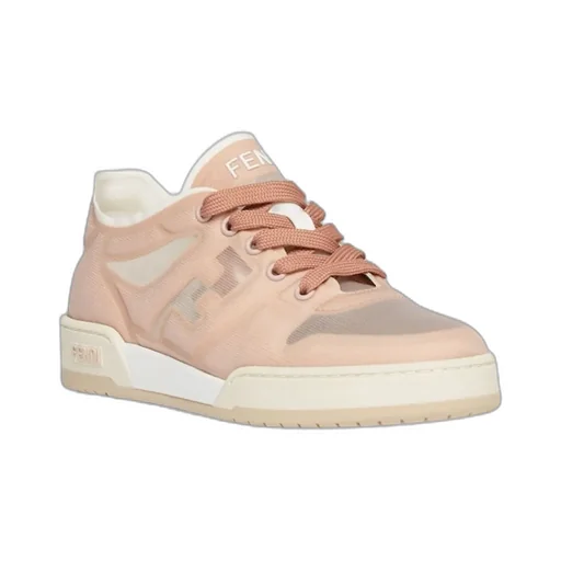 Fendi Match Mesh Low-Top Sneakers