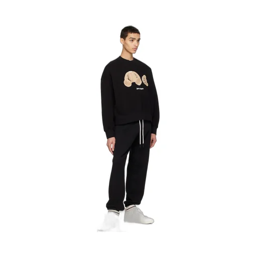 Palm Angels Drawstring Straight Leg Sweatpants