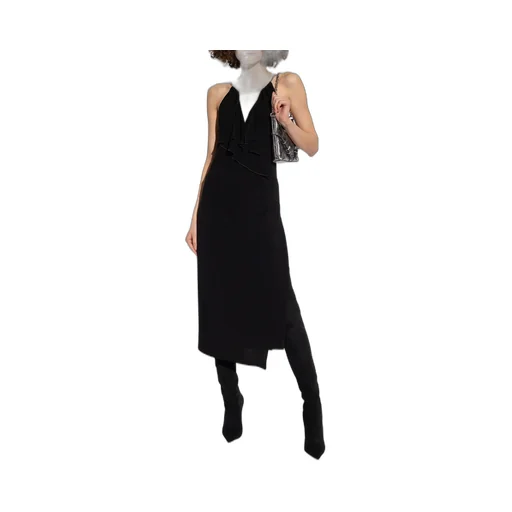Givenchy Ruffle Halter-Neck Dress