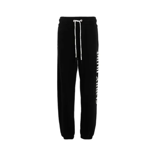 Palm Angels Drawstring Straight Leg Sweatpants