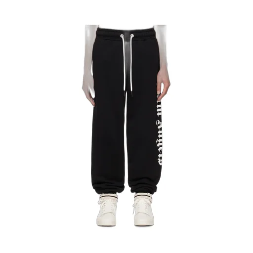 Palm Angels Drawstring Straight Leg Sweatpants