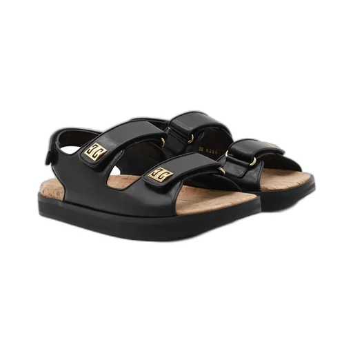 Givenchy 4G Plaque Touch Strap Sandals