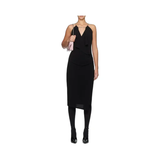 Givenchy Ruffle Halter-Neck Dress