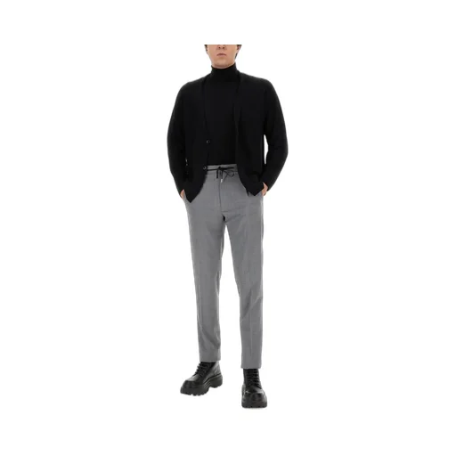 Lardini Textured Knit Jacket Sweater