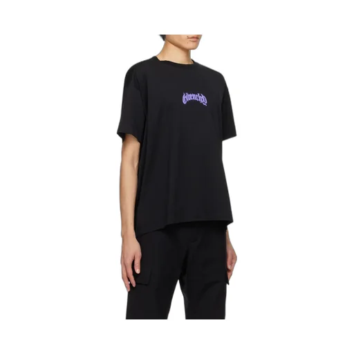 Boxy Fit T-Shirt In Cotton With Reflective Artwork