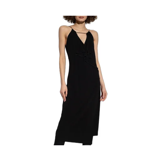 Givenchy Ruffle Halter-Neck Dress