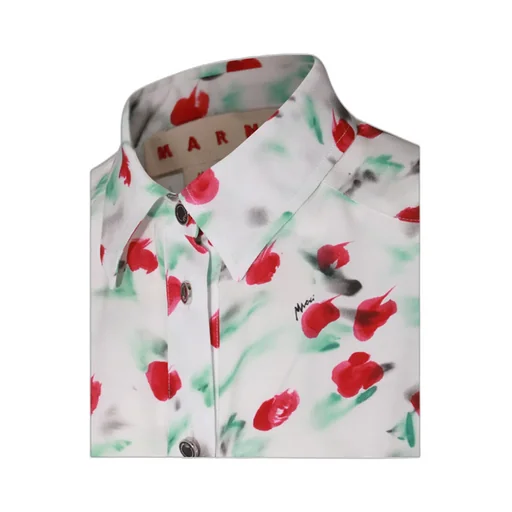 Marni Floral Printed Midi Dress