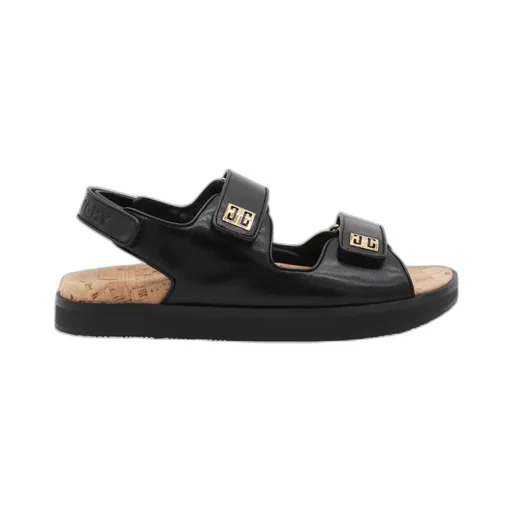 Givenchy 4G Plaque Touch Strap Sandals