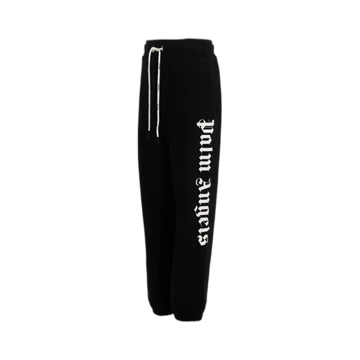 Palm Angels Drawstring Straight Leg Sweatpants