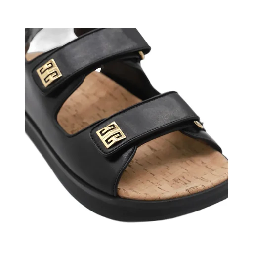 Givenchy 4G Plaque Touch Strap Sandals