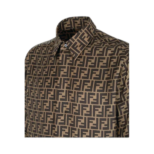 Fendi Ff Motif Short-Sleeved Shirt