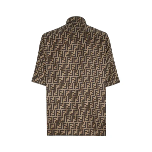 Fendi Ff Motif Short-Sleeved Shirt