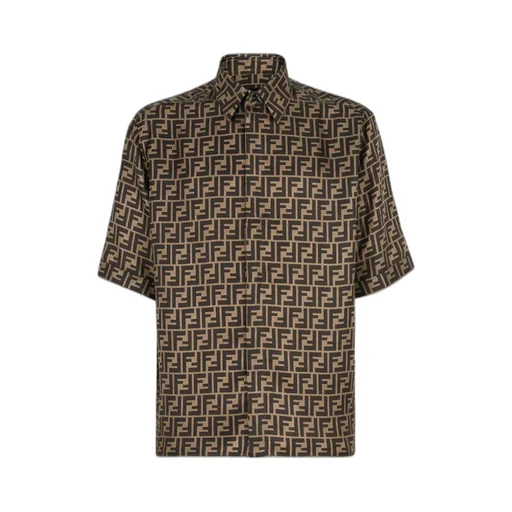 Fendi Ff Motif Short-Sleeved Shirt