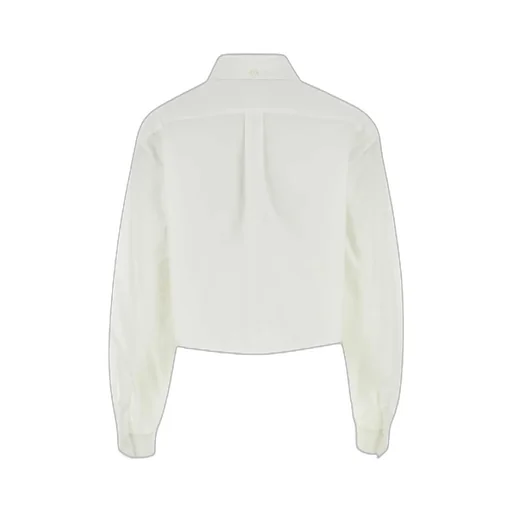 Givenchy Logo Plaque Cropped Shirt