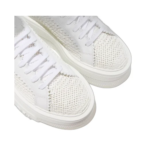 Casadei Interwoven-Detailed Chunky Lace-Up Sneakers
