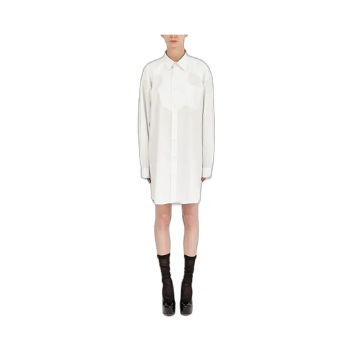 Maison Margiela Button-Up Mini Shirt Dress