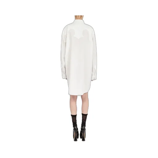 Maison Margiela Button-Up Mini Shirt Dress
