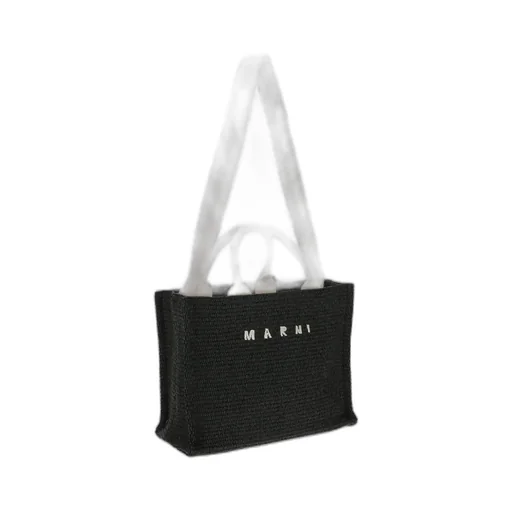 Marni Tropicalia Logo Embroidered Small Tote Bag