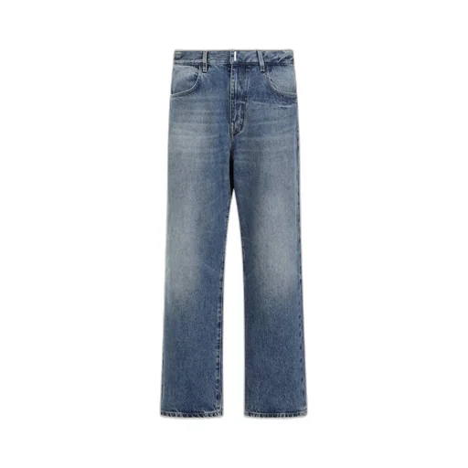 Givenchy Logo Plaque Straight-Leg Jeans