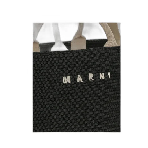 Marni Tropicalia Logo Embroidered Small Tote Bag
