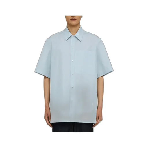 Jil Sander Logo Embroidered Short-Sleeved Shirt