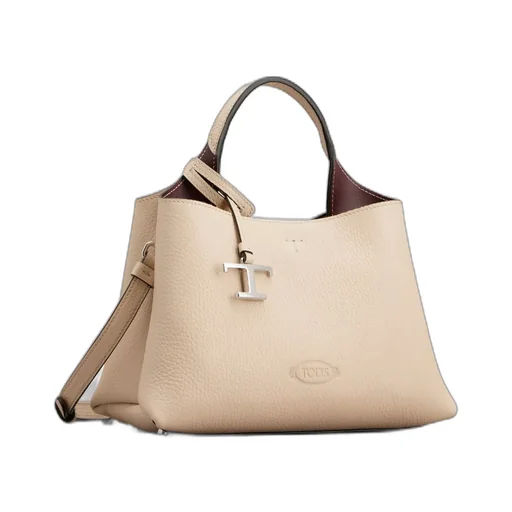 Tod's Logo-Pendant Top Handle Bag