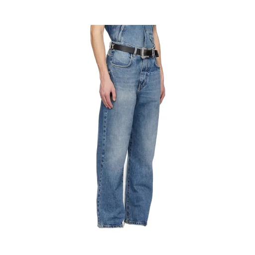 Givenchy Logo Plaque Straight-Leg Jeans