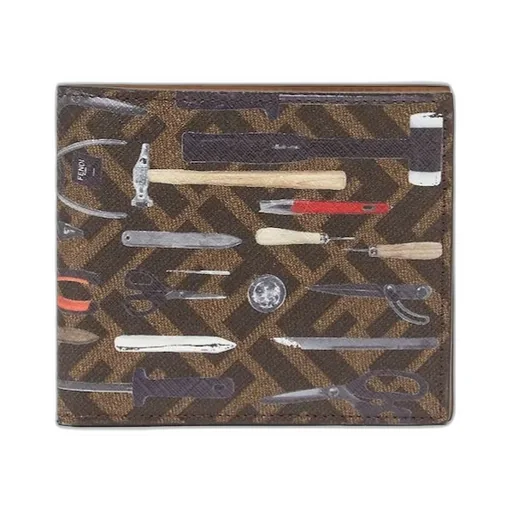 Fendi Graphic Printed Bi-Fold Wallet