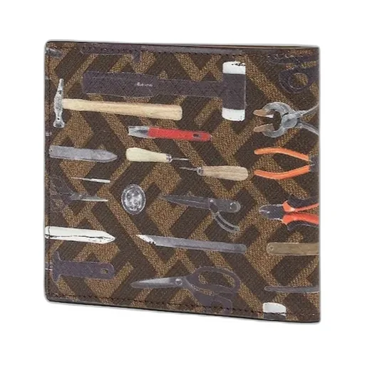 Fendi Graphic Printed Bi-Fold Wallet