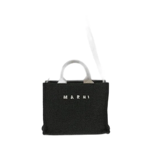 Marni Tropicalia Logo Embroidered Small Tote Bag