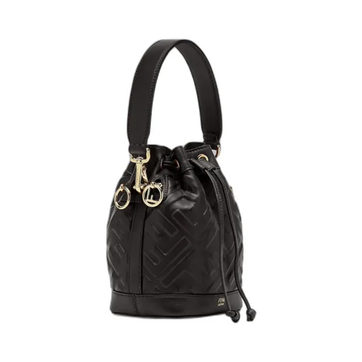 Fendi Mon Tresor Ff-Motif Bucket Bag