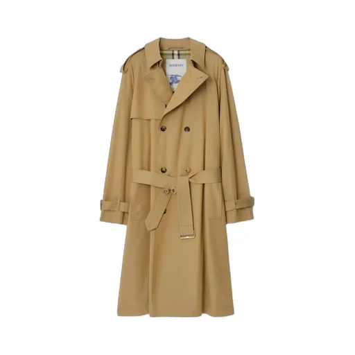 Burberry Double Breasted Belted Trench Coat
