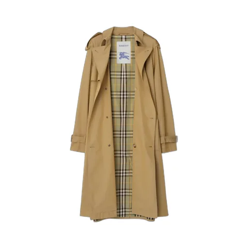 Burberry Double Breasted Belted Trench Coat