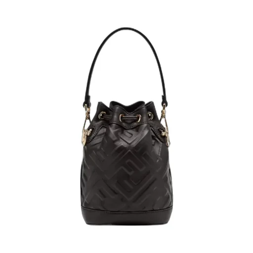 Fendi Mon Tresor Ff-Motif Bucket Bag