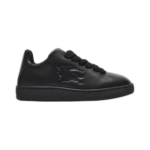 Burberry Ekd Logo Embossed Lace-Up Sneakers