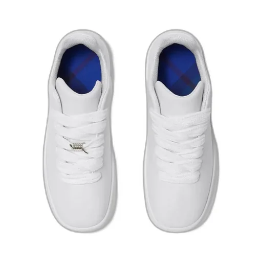 Burberry Logo Embossed Lace-Up Sneakers