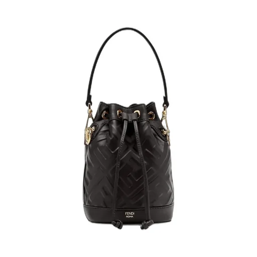 Fendi Mon Tresor Ff-Motif Bucket Bag