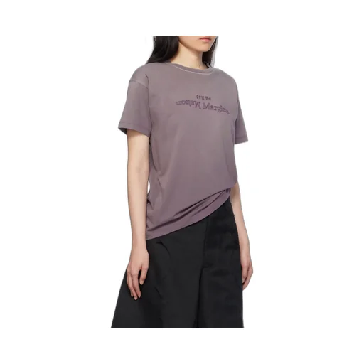 Maison Margiela Reverse Logo Detailed Crewneck T-Shirt