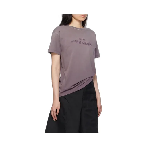 Maison Margiela Reverse Logo Detailed Crewneck T-Shirt
