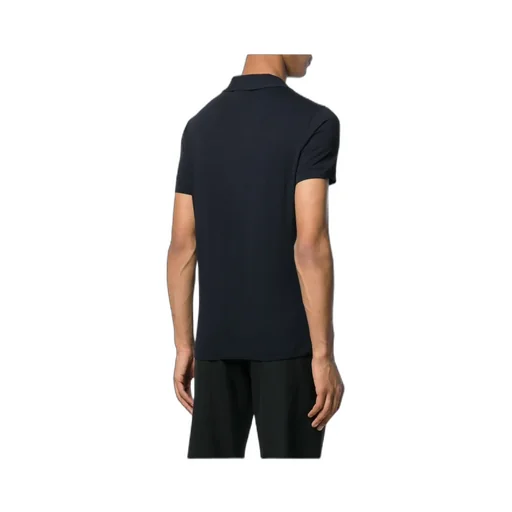 Giorgio Armani Stretch Short-Sleeved Jersey Polo Shirt