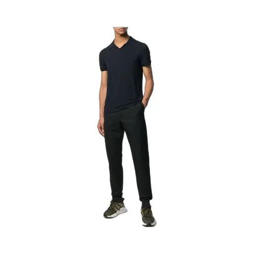 Giorgio Armani Stretch Short-Sleeved Jersey Polo Shirt