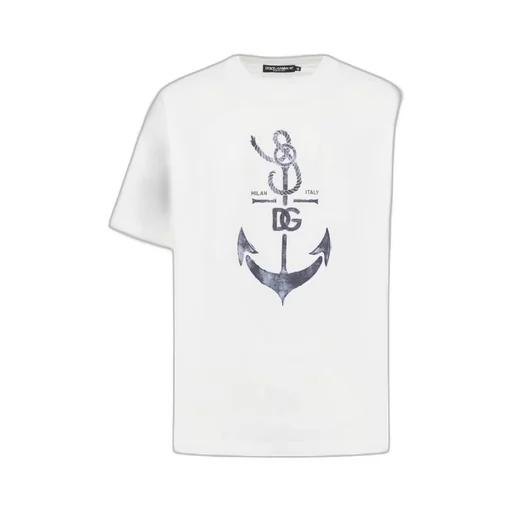 Dolce & Gabbana Motif Printed Jersey T-Shirt