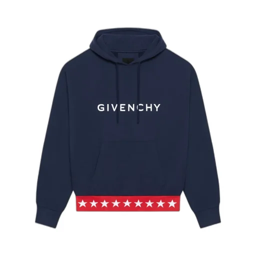 Givenchy Logo Printed Drawstring Hoodie