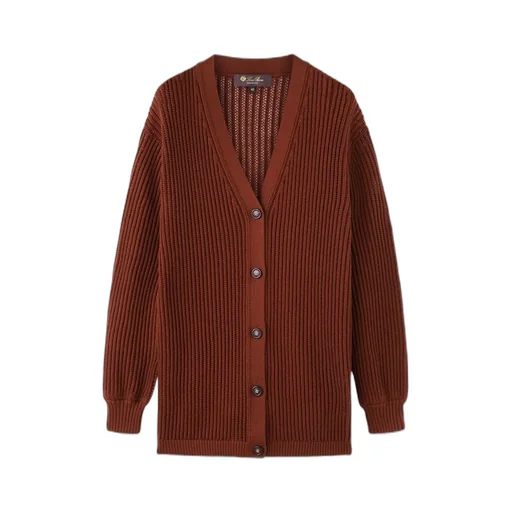 Loro Piana Buttoned V-Neck Cardigan