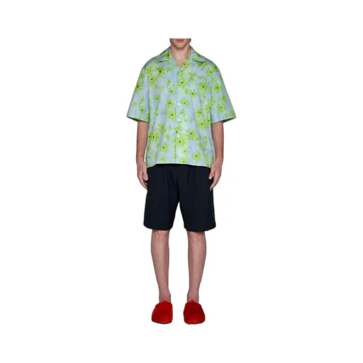 Marni Floral Print Short Sleeved Shirt