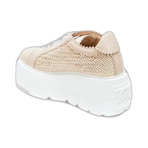 Casadei Interwoven-Detailed Chunky Lace-Up Sneakers
