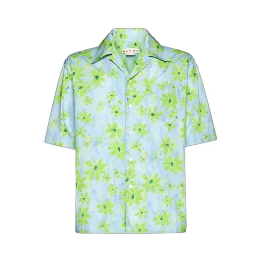 Marni Floral Print Short Sleeved Shirt