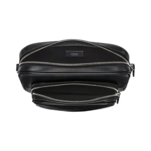 Fendi Shadow Diagonal Duo Camera Messenger Bag