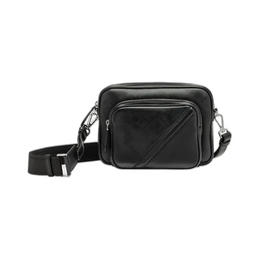 Fendi Shadow Diagonal Duo Camera Messenger Bag
